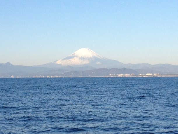 散骨「想」撮影。富士山